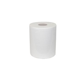 Commercial Hardwound Paper Towel Rolls, White 12 Pack, 8 Inch x 300 Feet, 1-Ply, 2 Inch Core, Fits Universal Dispenser