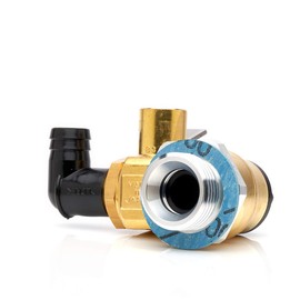 T203SX: ADJUSTABLE OIL DRAIN VALVE WITH 1-18 UNS THREAD CONVERTER