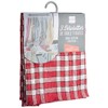 Douceur d 'Intérieur Traditio Napkins, Cotton, Red, 40 x 40