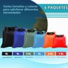 6 piezas Bolsas secas impermeables, bolsas secas ligeras impermeables para