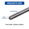 33FT Brush Weather Stripping - Weatherstripping for Sliding Windows/Glass Doors,