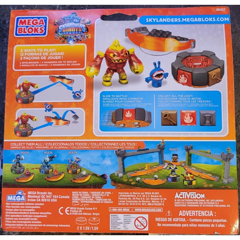 Mega Bloks Skylanders Giants 95437 Series 2 Battle Port Activision