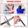 Storystore 50 FT Rubber Weather Stripping Door Seal Strip, Self-Adhesive