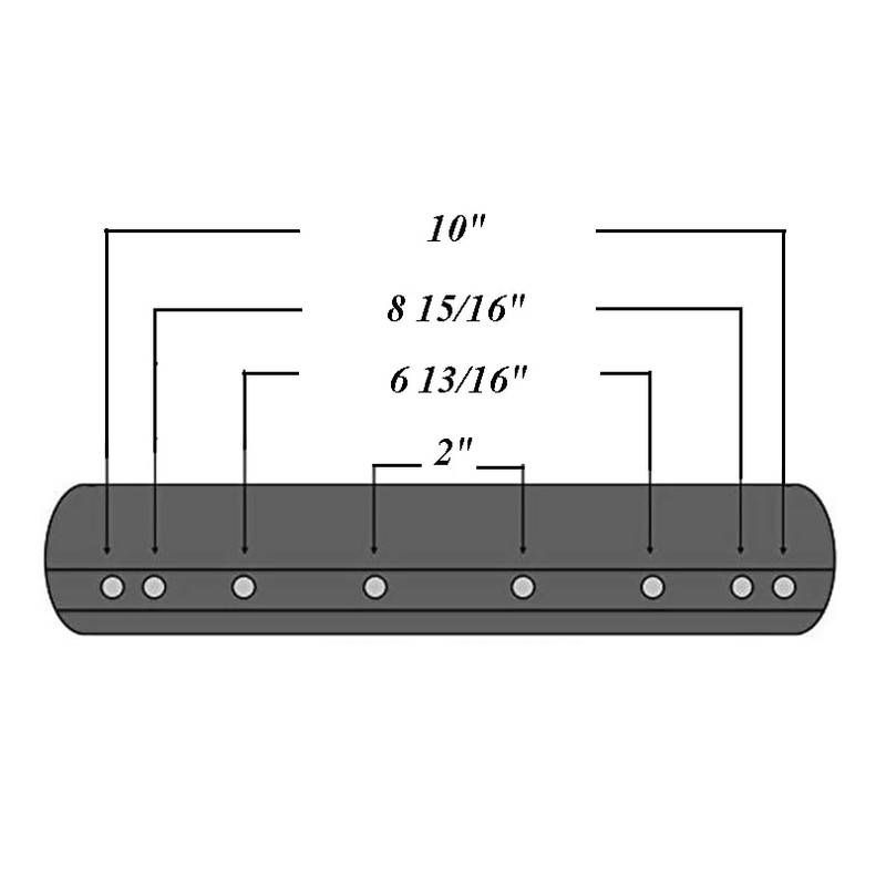 Full Length Padded Armrest Black 14" Long (1)