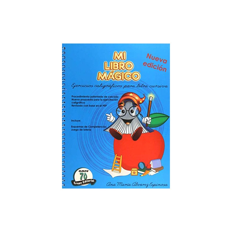 Mi libro mágico ejercicios caligráficos cursiva preescolar