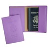 Royce Leather Passport Holder and Travel Document Organizer in Leather,
