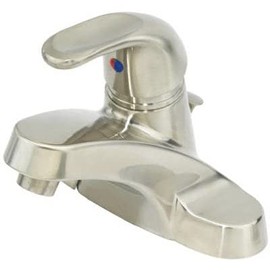4 in. HomePointe Lavatory Faucet with Single Lever Handle - PVD Brushed Nickel