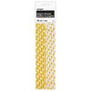 Yellow Polka Dot Paper Straws, 10ct
