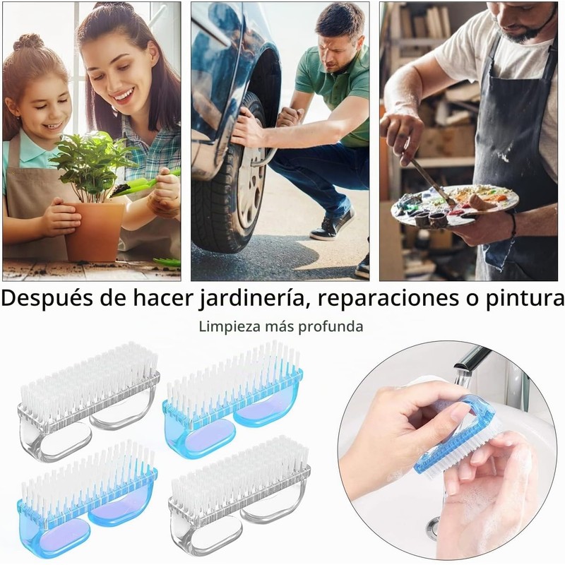 Cepillo de Uñas con Mango Larbois Juego de 4 Kit