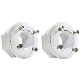 ATIE 1.5" Complete Vinyl Pool Inlet Outlet Fitting SP1408 with 4 Stainless Steel Screws Replacement for Hayward SP1408 Inlet Return Wall Fitting (2 Pack)
