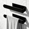 2 Pcs Hand Towel Holders,Stainless Steel Self Adhesive,8.7 in