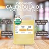 Organic Calendula Oil For Sensitive Skin -Bulk 32 Fl Oz-