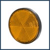 INFINAUTO 8 Pcs Round Screw on Safety Spoke Reflective Rear