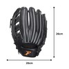 Falcon General Softball Grab RH (Left Throw) FGS-315, Black, Large