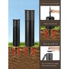 Inweder Tall Floor Candle Holders: 23.8"/31.5" Lanterns Decorative Outdoor