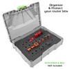 Fulton Foam Router Bit Storage Tray for Systainer 1 Accepts