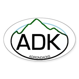 CafePress ADK Oval Oval Sticker Car Bumper Sticker