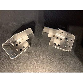 CUSTOM PLUS PAIR OF VENETIAN BLIND BOX BRACKETS 25MM X 25MM HEADRAIL