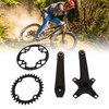 Bicycle Crankset Aluminium Alloy High Strength Lightweight Bicycle Crank Chainring