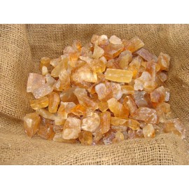 500 Carat Lots of Unsearched Natural Citrine Calcite Rough + A FREE Faceted Gem