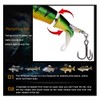 Artificial Bait Fishing Lure Wobbler Set Pencil Whopper Plopper Swimbait