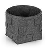 N8WERK Felt Storage Basket 24 x 24 x 24 cm