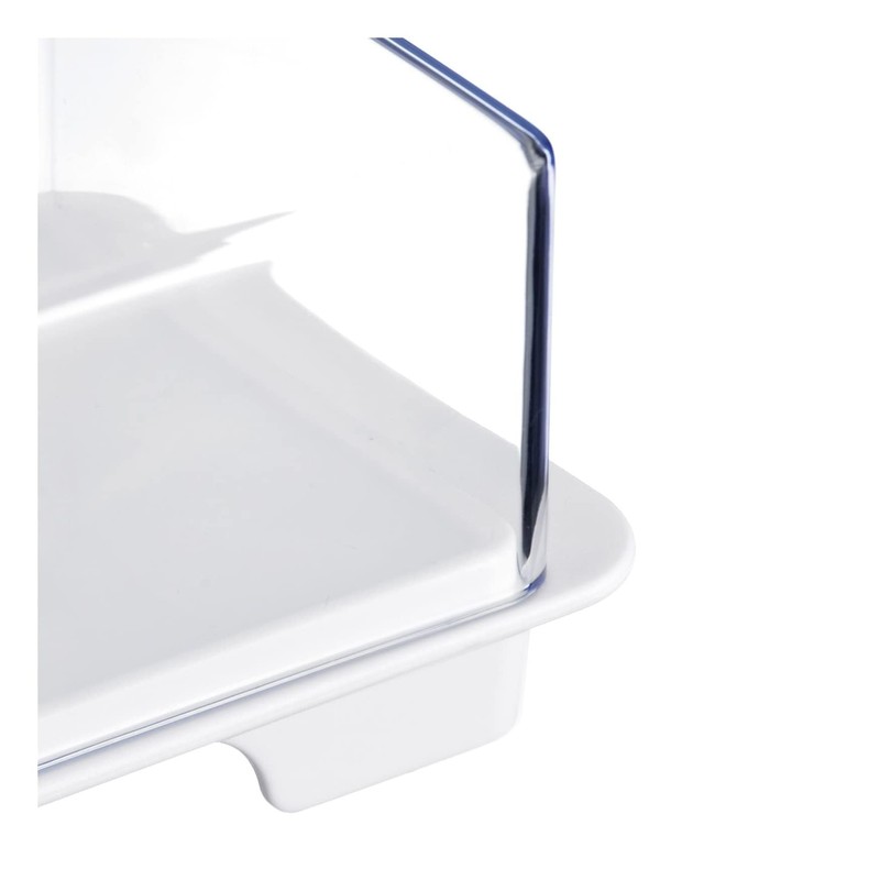 Westmark 208622E3 Fridge Butter Dishes, Plastic, Exclusive, White/Transparent, Transparent