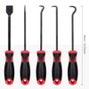 Swpeet 9Pcs Long Hook Set with Magnetic Telescoping Tool Kit,