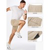 Elegancity Men's Summer Shorts, Baggy Shorts with Pockets, Elastic Waistband,