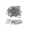 cSeao 40-Pack M3 x 25mm Pan Head Phillips Drive Machine Screws Hex Nuts Set 304 Stainless Steel