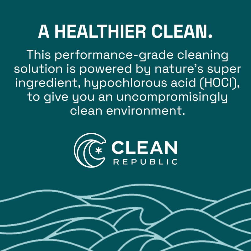 Clean Republic Multi-Purpose Disinfectant, Cleaning Spray, 32 Fluid Ounce Bottle,