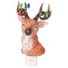 Holiday Deer With Blinking Light Antlers 8.75 Inch Acrylic Plug-in