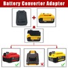 Power Tool Battery Converter Slick Exterior Lithium Battery Adapter for