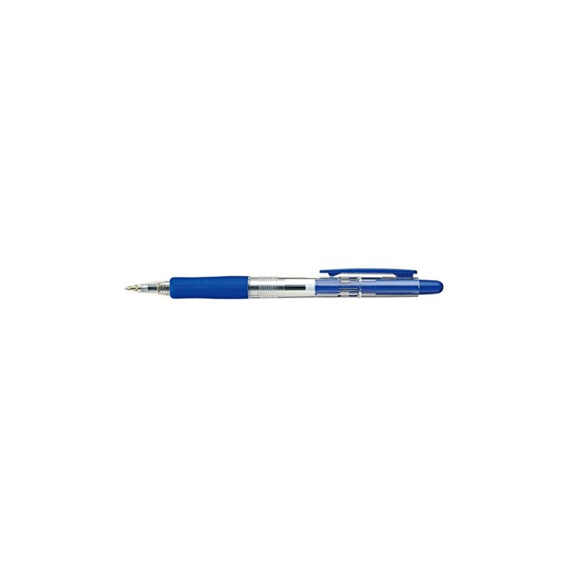 コクヨ ボールペン パワーフィット 再生樹脂 細字0.7mm 青 本体色 青 PR-100B