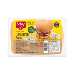 Schar Naturally Gluten-Free hamburger buns, 10.6 Ounce (Pack of 24)
