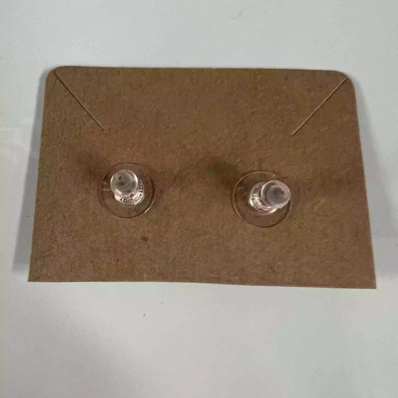 Missing Brand Rose Gold Cross Stud Earrings NWT