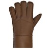 Harssidanzar Winter Shearling Gloves,Mens Warm Winter Leather Shearling Sheepskin Gloves