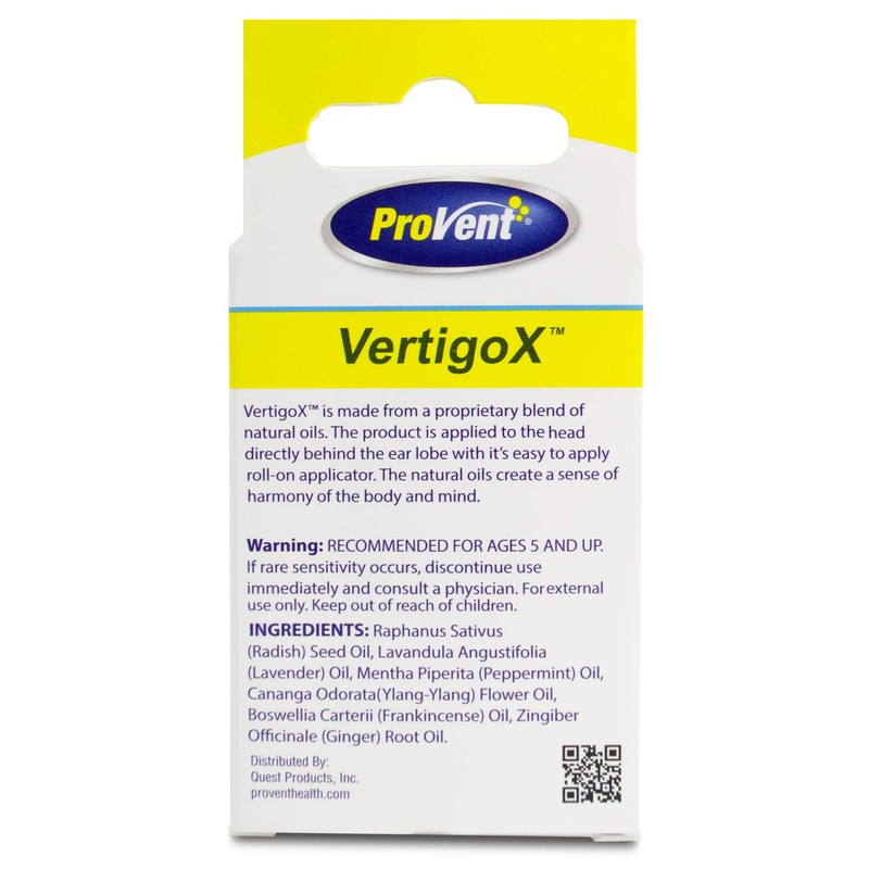 Provent Vertigo X Relief Oil, 0.15 Ounce