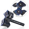 Slab Flattening Router Bit 1/4 Shank with DLC Coated, 1-1/2”