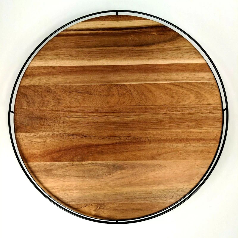Hearth and Hand Magnolia - 18-inch Acacia Wood Lazy Susan