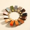 voleseni Leather Cabinet Knobs,4pcs Drawer Door Pulls Handles, Cupboard Cabinet