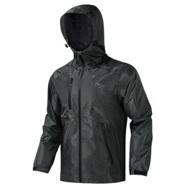 Rodeel High-Performance Waterproof Rain Jacket Outdoor Rain Coat for Men Stylish and Versatile Outdoor Apparel