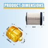 iFJF TP1015 Fuel Filter and 134001 Housing Cap Replacement for