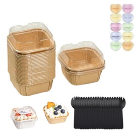 20 Count Takeout Containers, Disposable Food Pack, Delivery, Takeout, Lunch Bento Box, Picnic, Excursion Body, Lid Set, Khaki