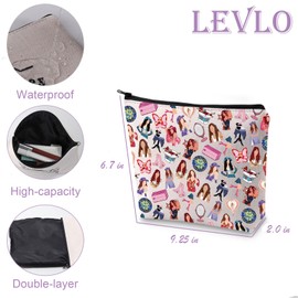 LEVLO Music Tour Gift Call Me Hot Not Pretty Makeup Bag Midwest Princess Pride Lesbian Zipper Pouch, CALL ME HOT, Daily