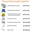 Erayco UK2.5B-GR DIN Rail Terminal Block, Screw Clamp, 600V 20A