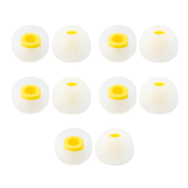 5 Pairs KBEAR 07 Ear Tips, KINBOOFI Silicone Eartips Earbuds