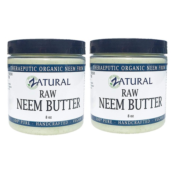 Organic Neem Butter-Coconut Oil, Neem Oil, Neem Leaf, Marula Oil, Kokum Butter, Rosemary (2 Pack)