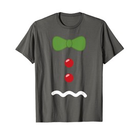 Gingerbread Man Christmas Costume T-Shirt - Funny Xmas Tee