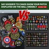47x30 inch Tactical Patch Nylon Board, Display Wall Panel Holder,